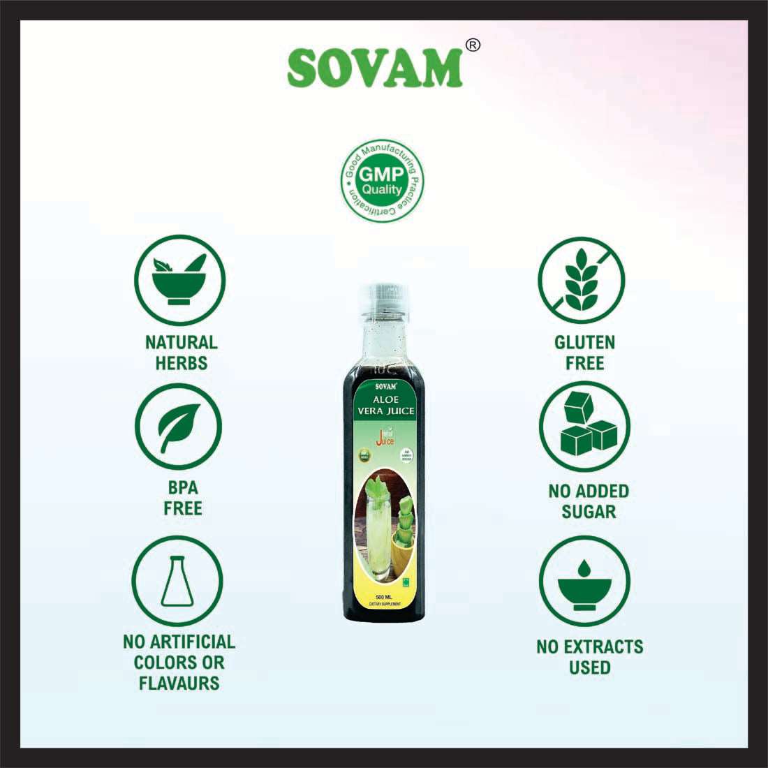 Natural Aloe Vera Juice With Fiber - 1000 ml
