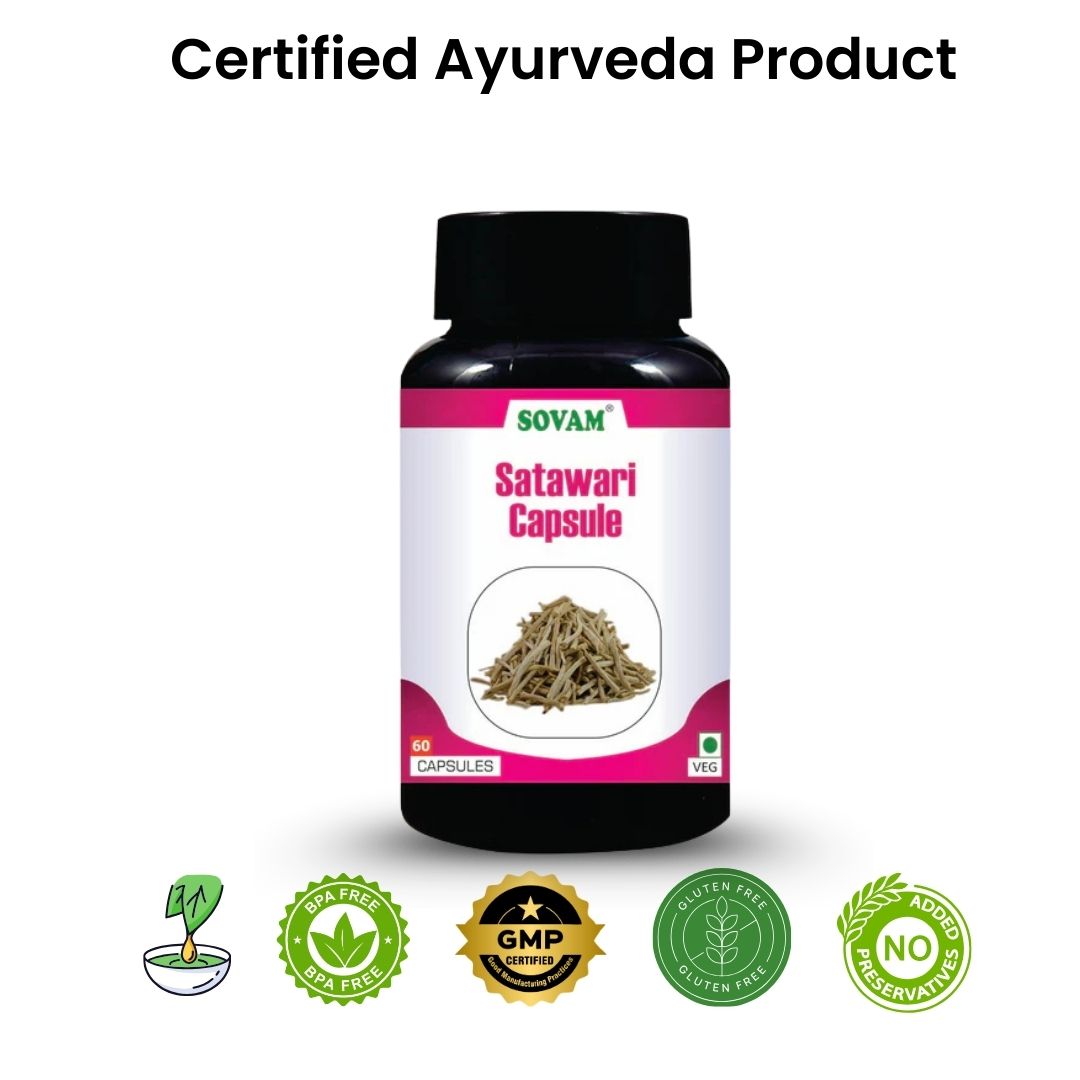 Sovam Shatavari Capsules 60 Caps – Women’s Wellness & Daily Vitality Support