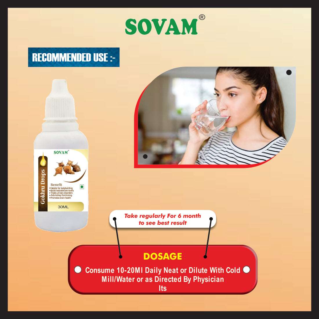 Gokhru Liquid Drop – 30ML