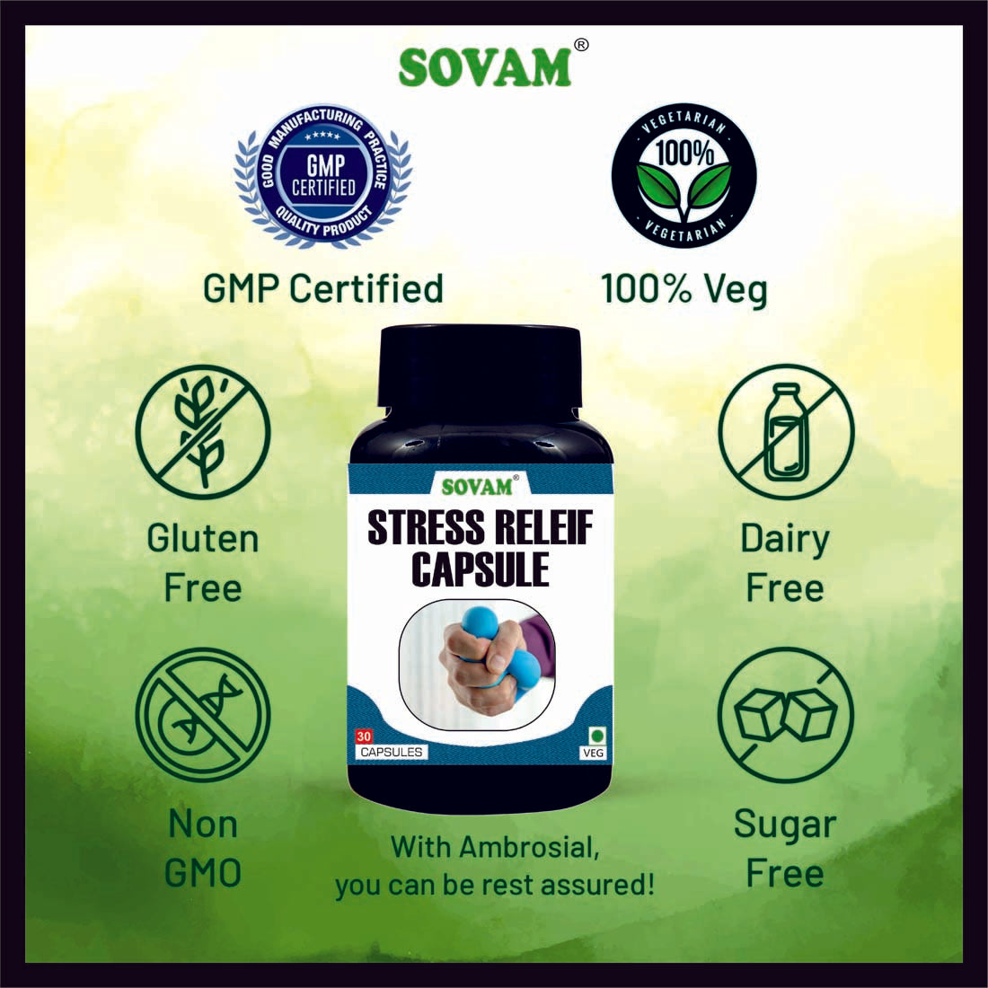 Sovam Stress Relief 30 Capsules