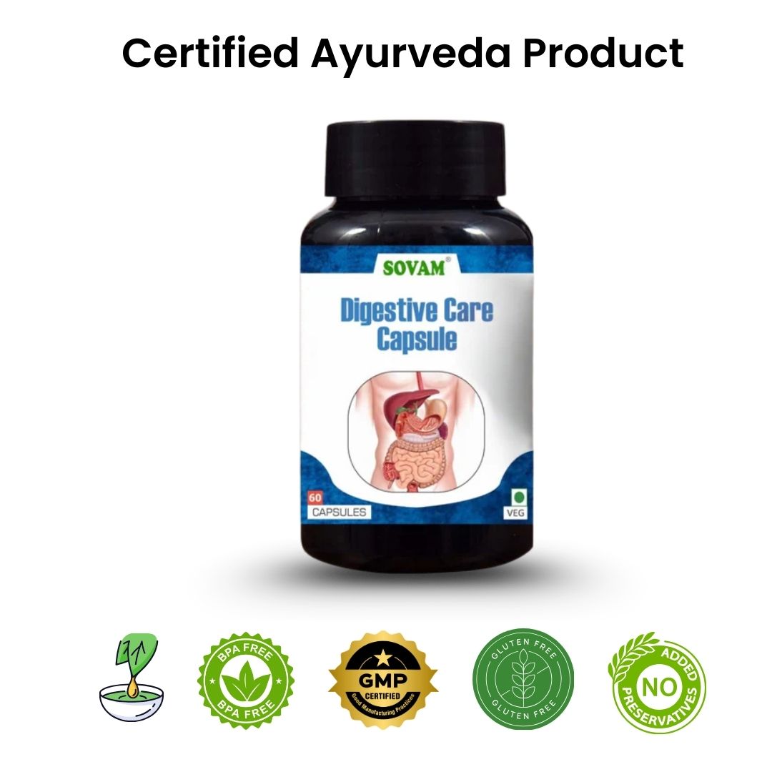 Sovam Digestive Care Capsules 60 Caps – Digestive & Gut Wellness Support