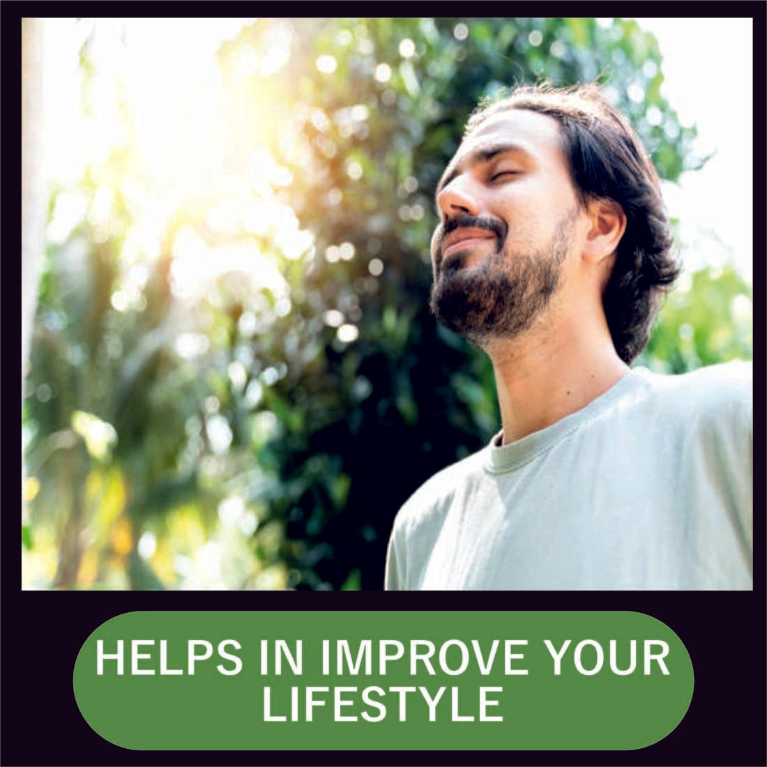 a man standing in front of a sign