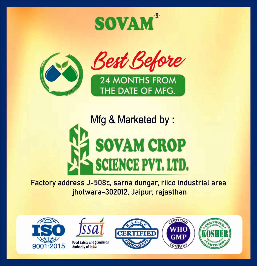 Sovam Triphala Ayurvedic 60 Capsules