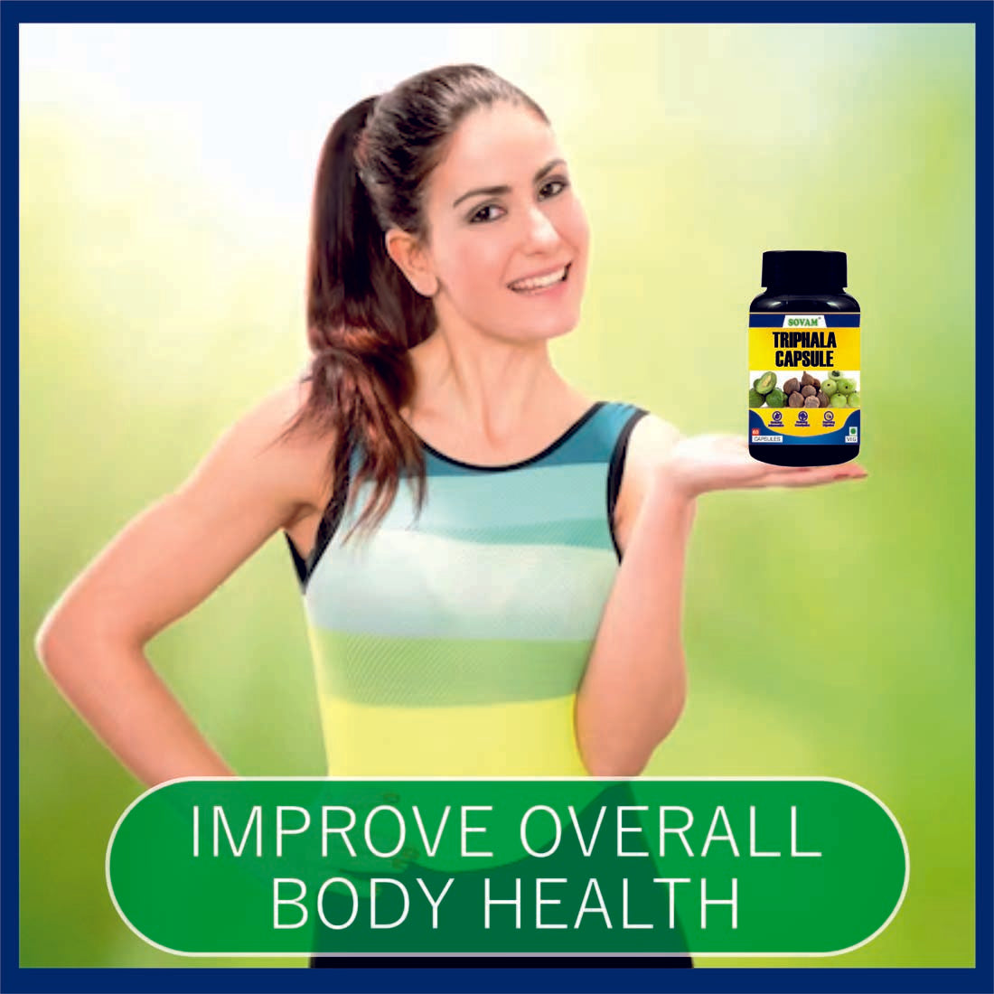 Sovam Triphala Ayurvedic 60 Capsules