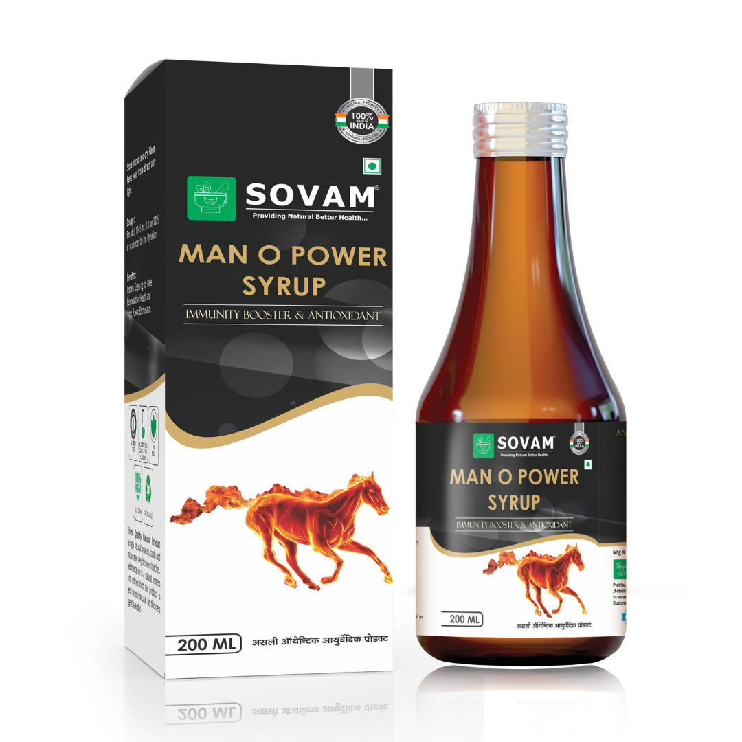 Sovam Man O Power Syrup – Ayurvedic (200ml)