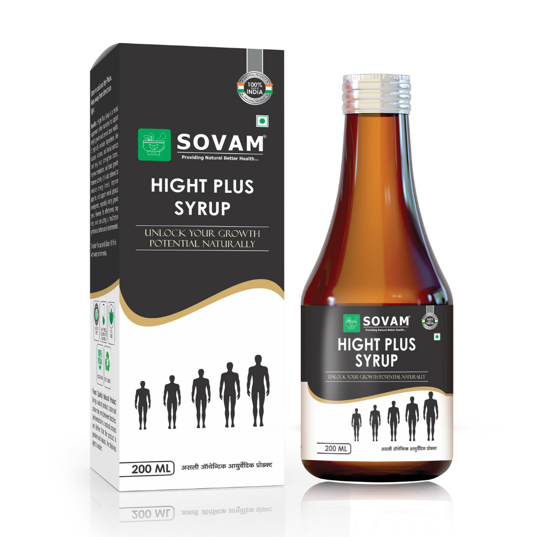 Hight Plus Syrup Height Growth | Sovam Ayurveda