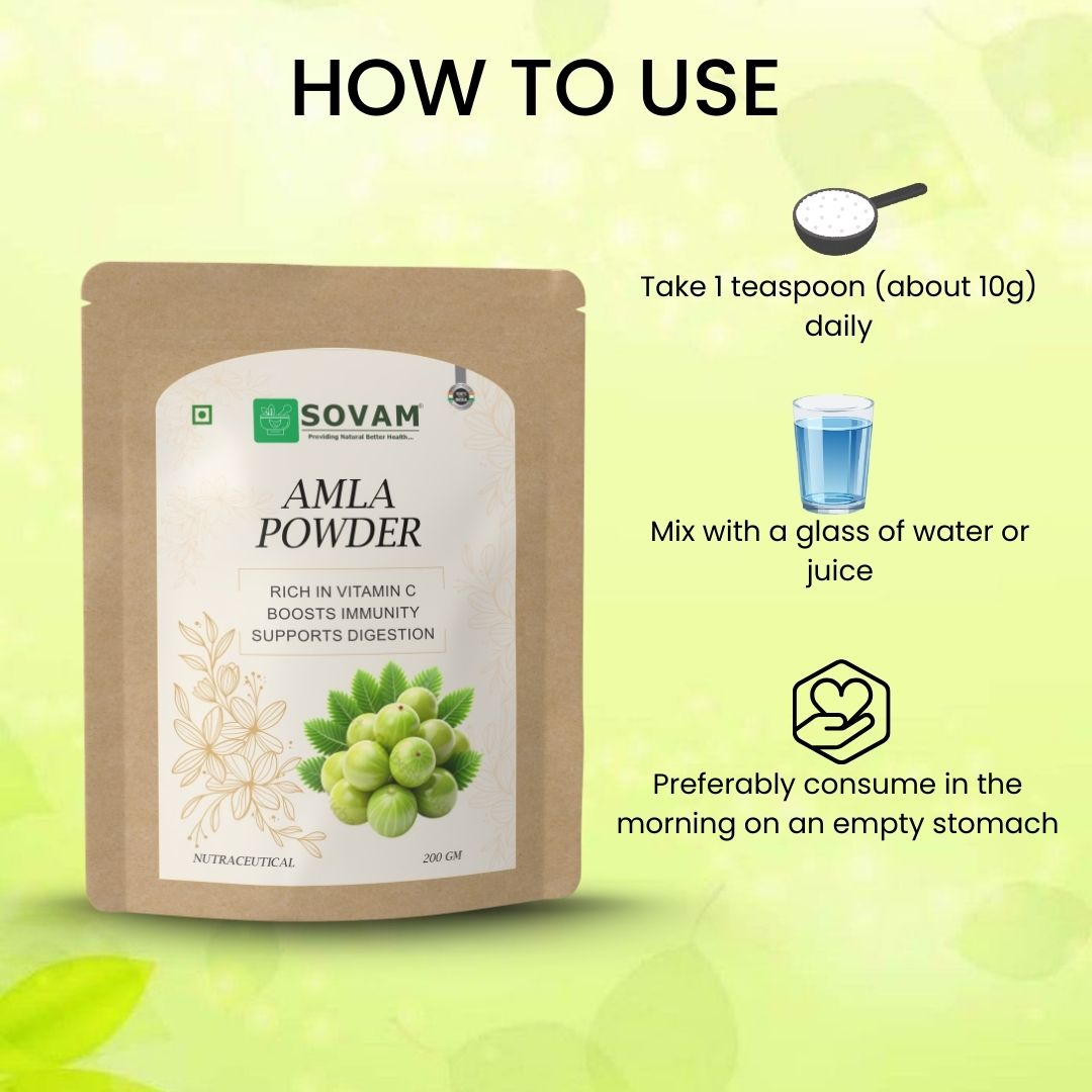 Sovam Amla Powder (Emblica officinalis) 200g