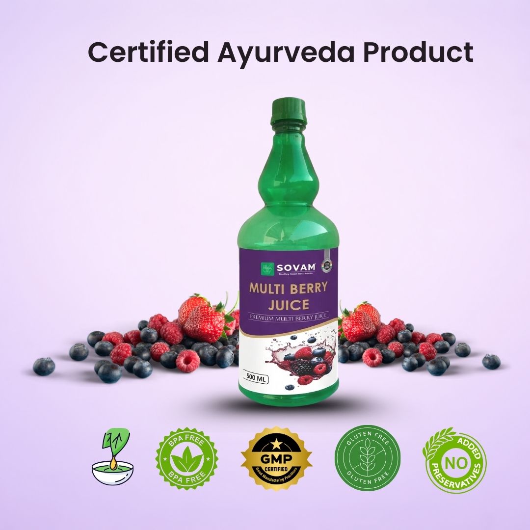 Sovam Multi Berry Juice 500ml – Antioxidant & Daily Wellness Support