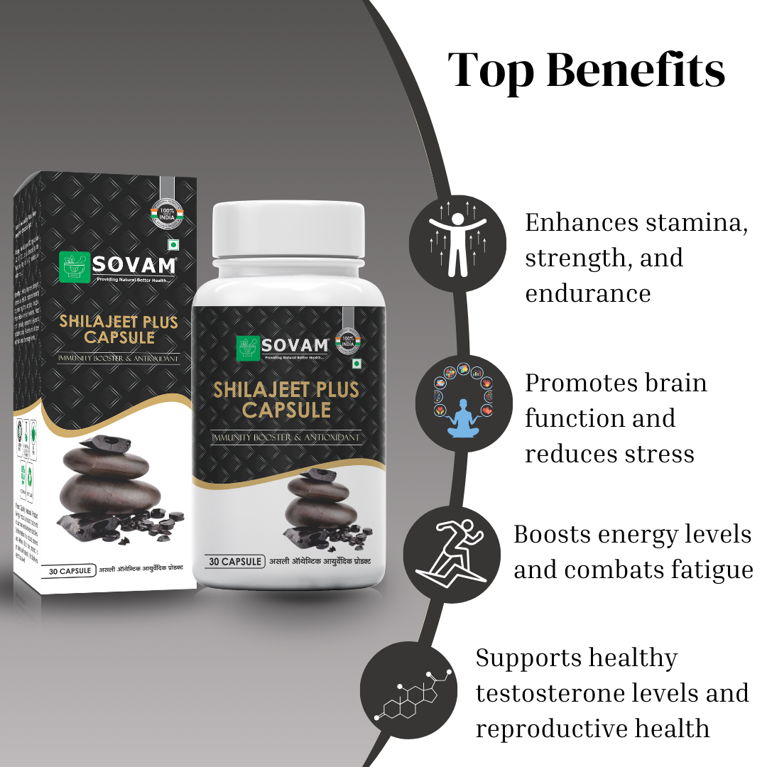 Shilajeet Plus Capsules - Ayurvedic Medicine 30 Capsules