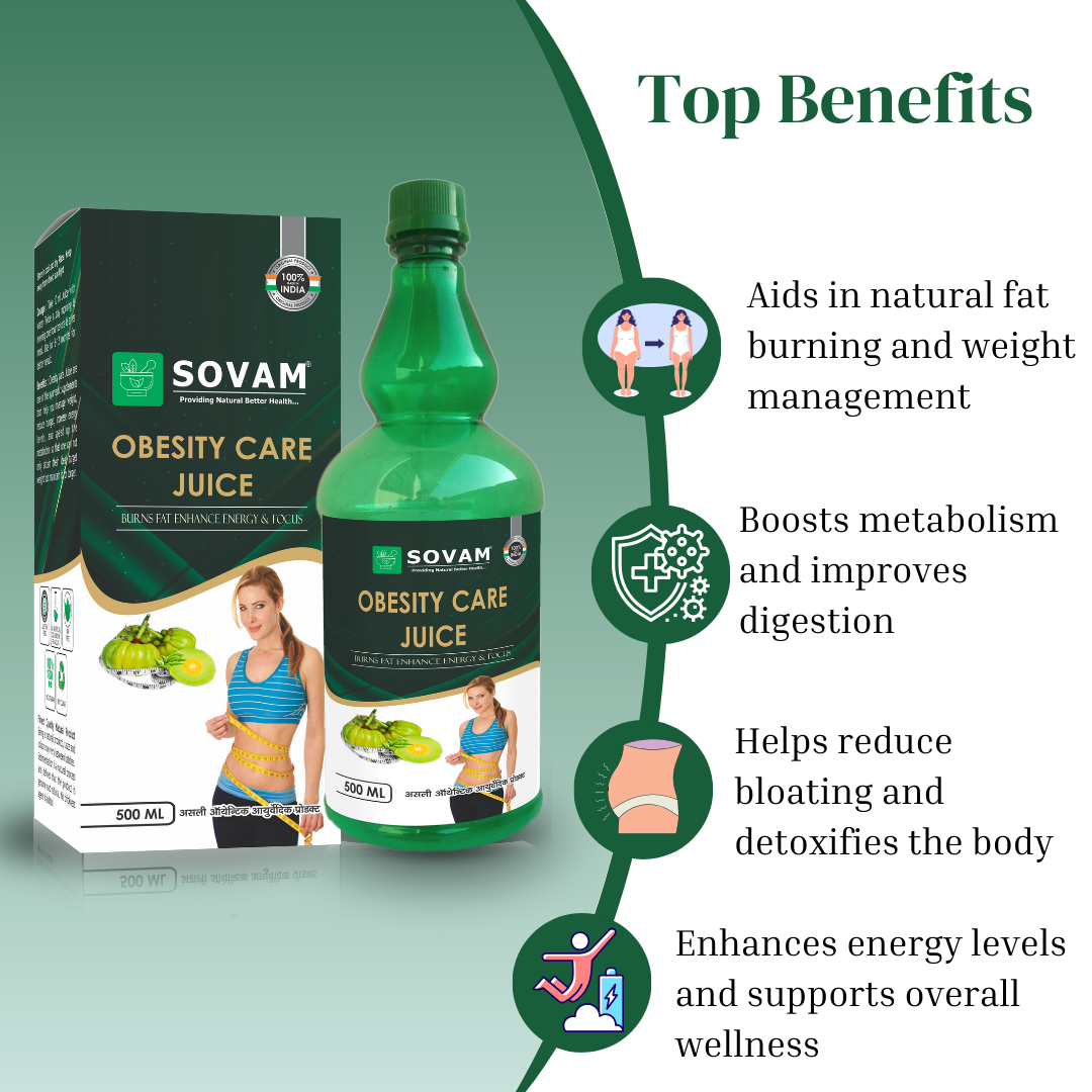 Obesity Care Juice ayurvedic tonic 500 ml | Sovam Ayurveda