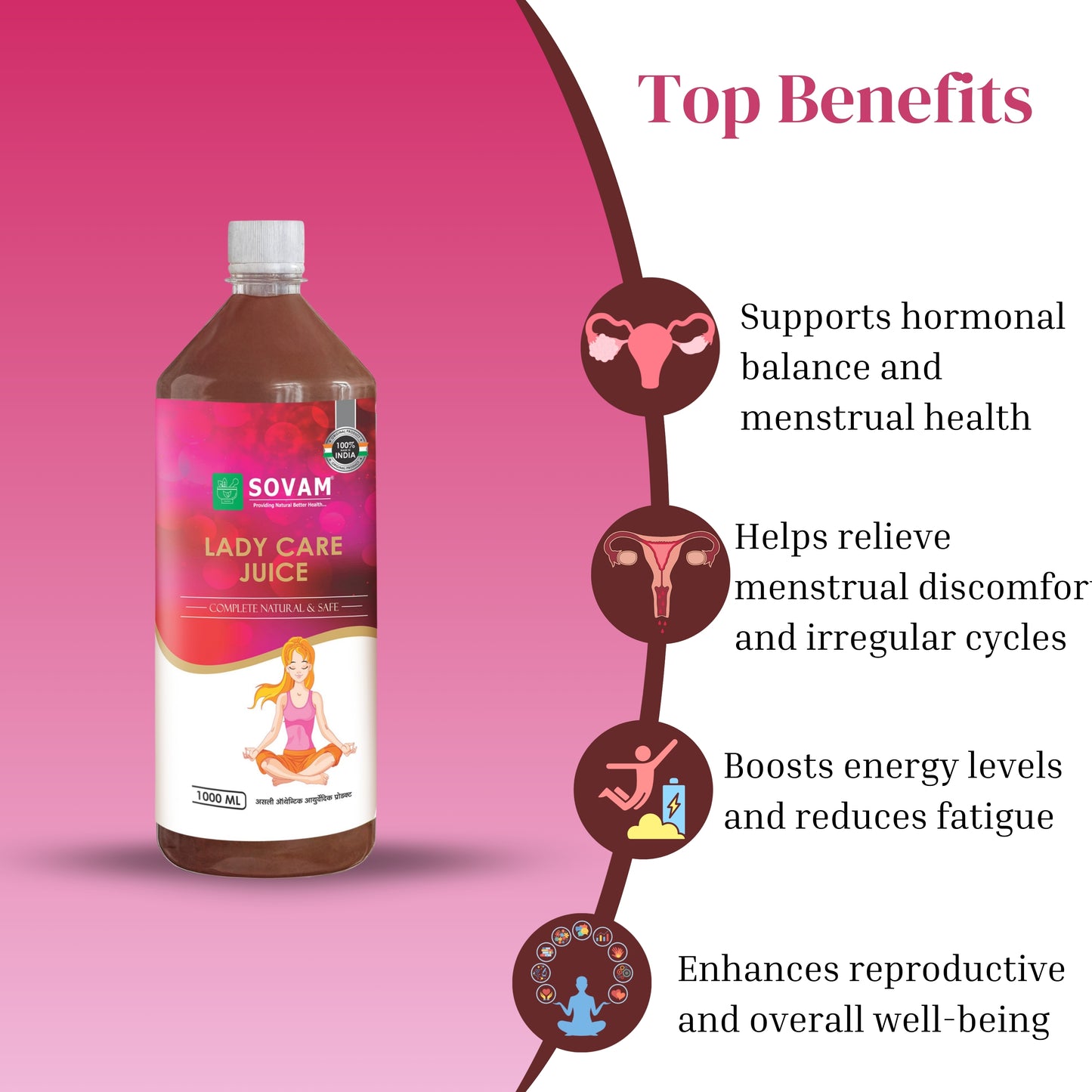 Sovam Lady Care Juice – Herbal Support for Women