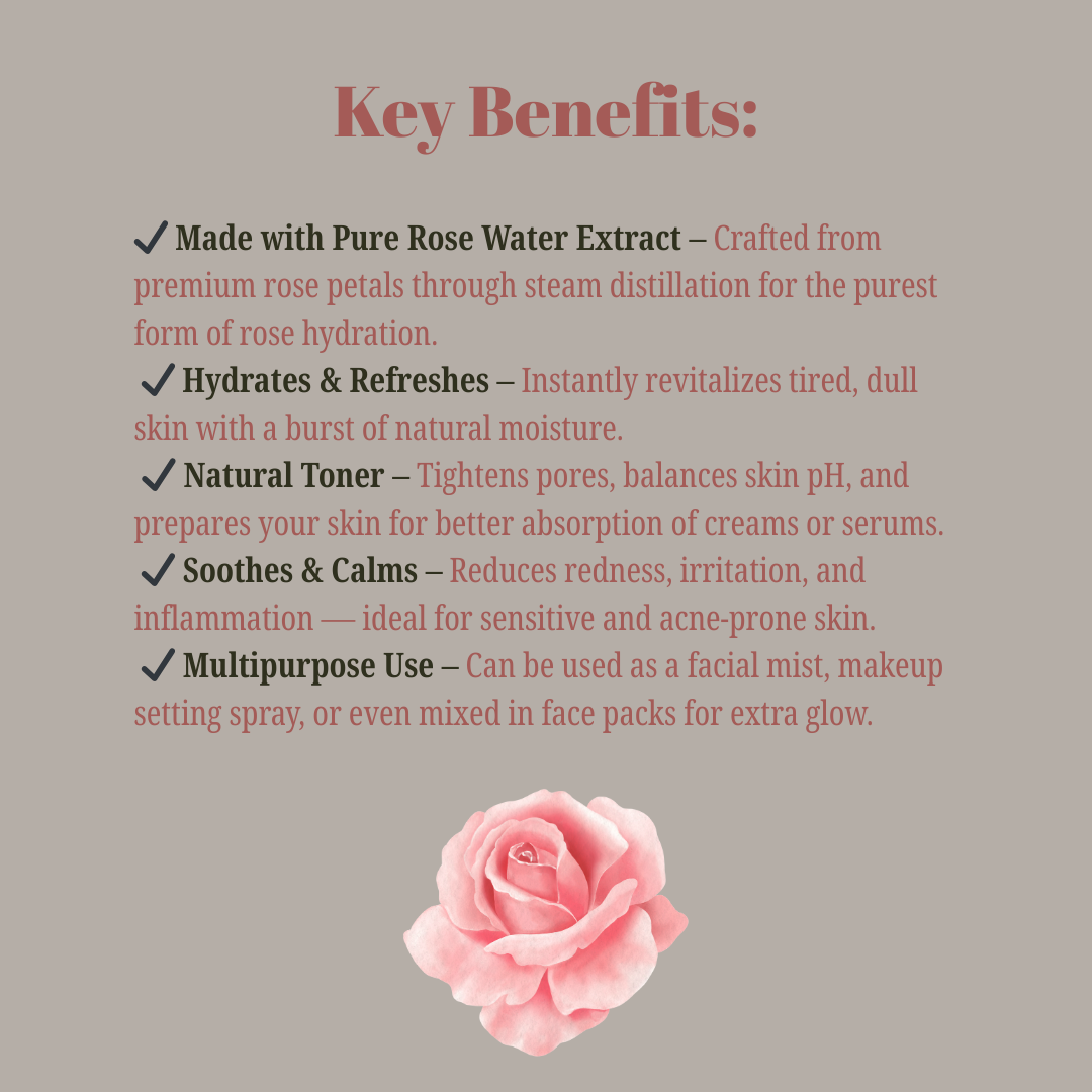 Mixxage Premium Pure rose water - 120 ml