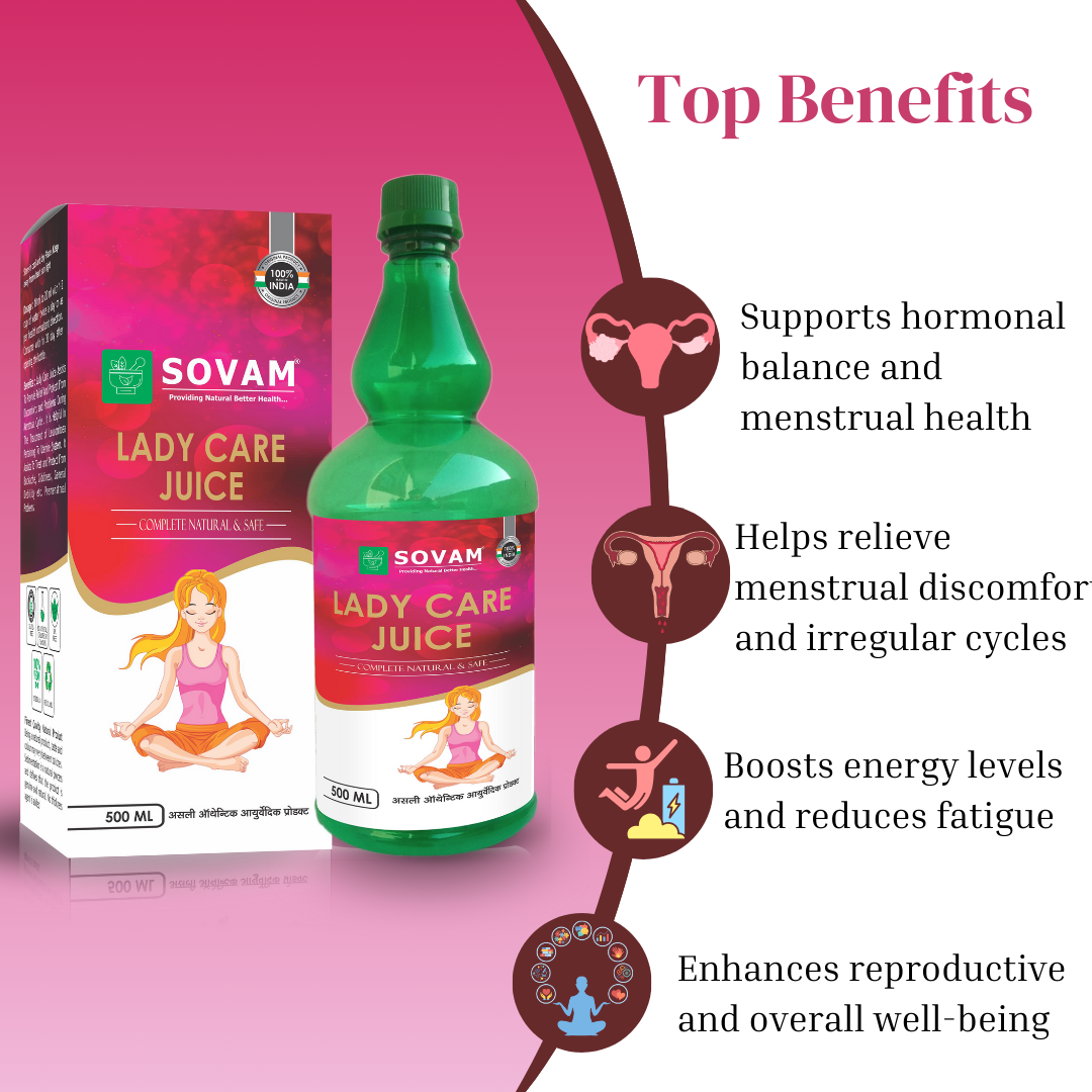 Lady Care Juice 500 ML Women’s Health Tonic | Sovam Ayurveda