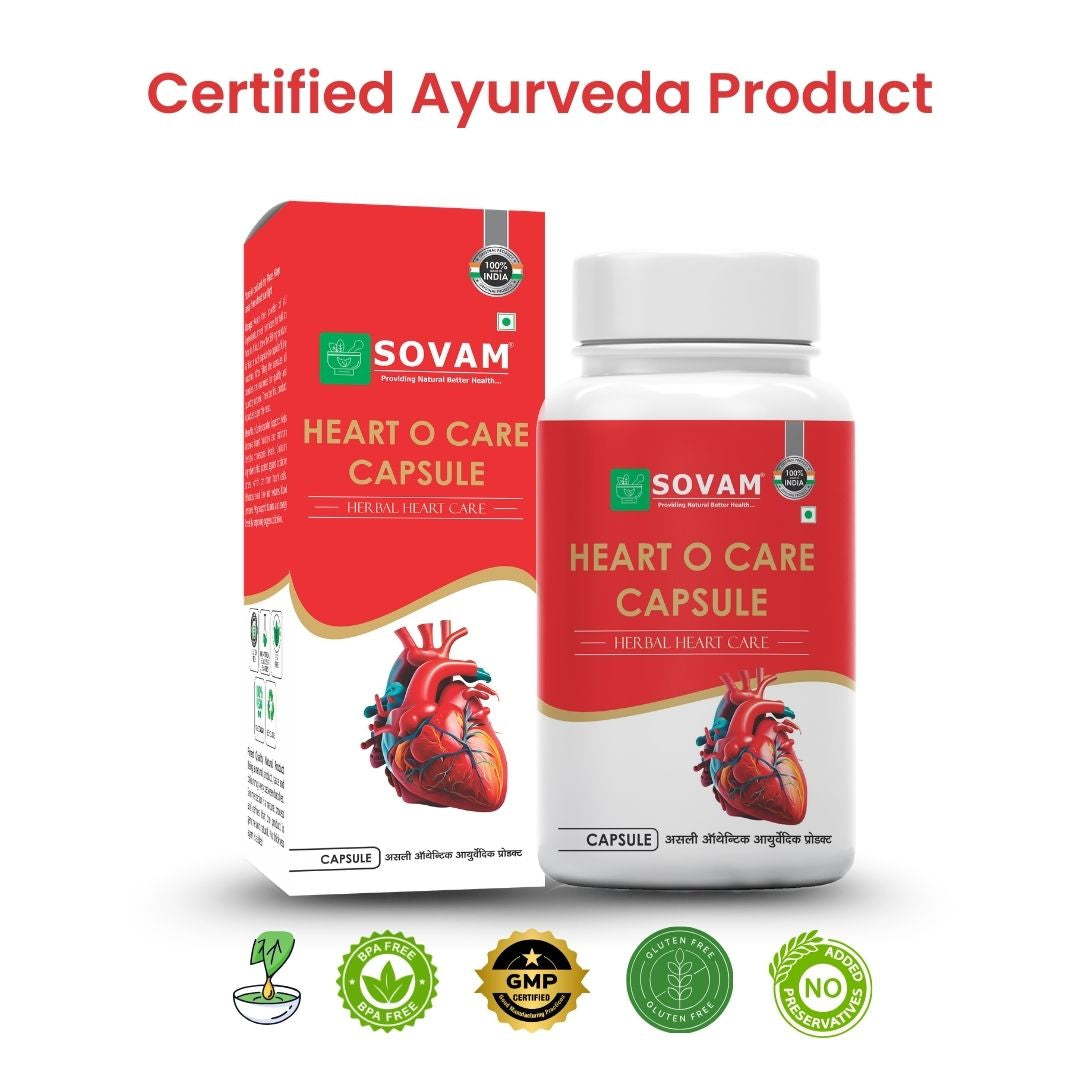 Sovam Heart O Care Capsules 30 Caps – Heart & Daily Wellness Support