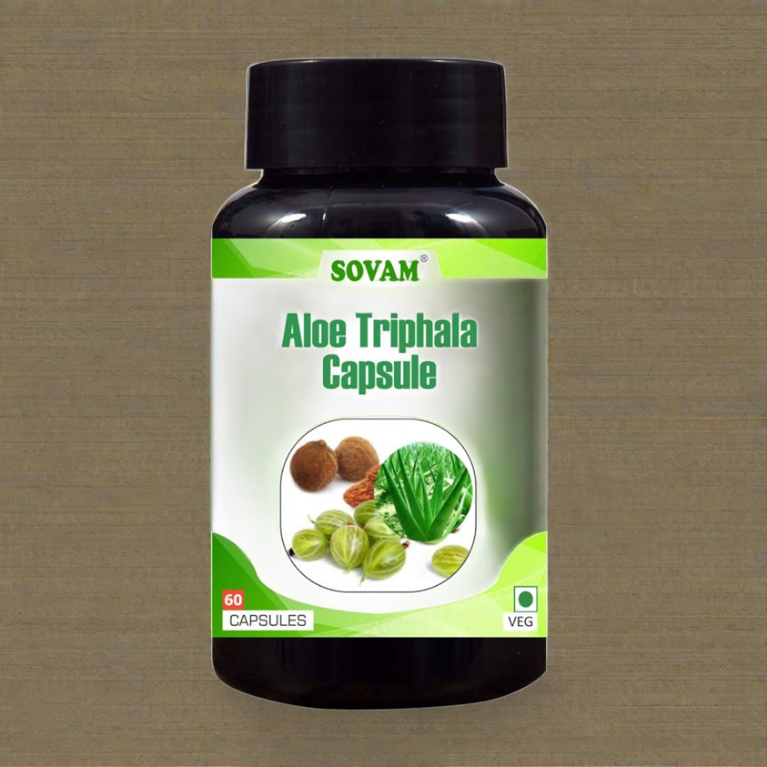 Sovam Aloevera Triphala 60 Capsules