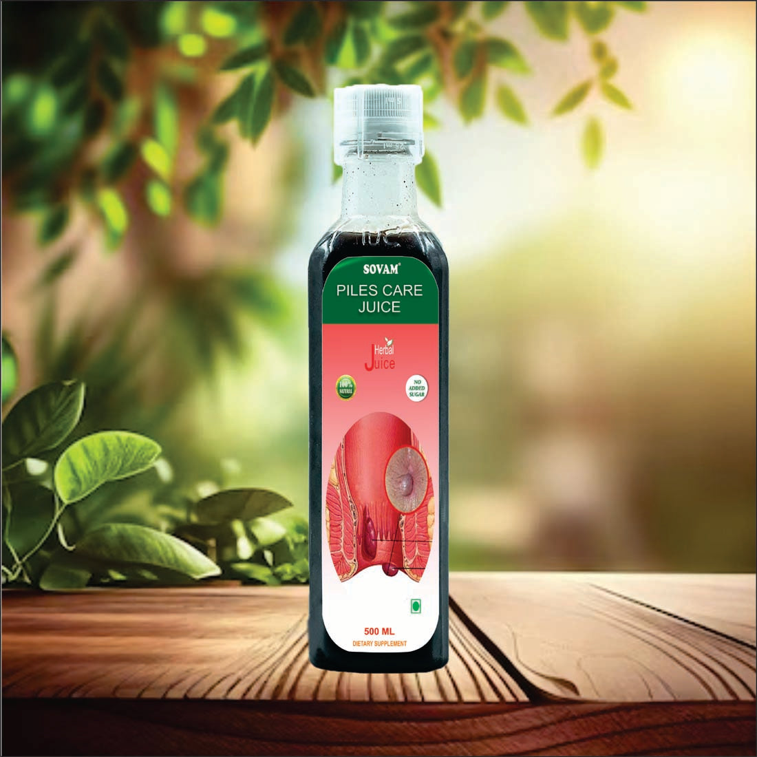 Pilo Care Juice 1000 ML Tyurvedic Tonic Piles | Sovam Ayurveda
