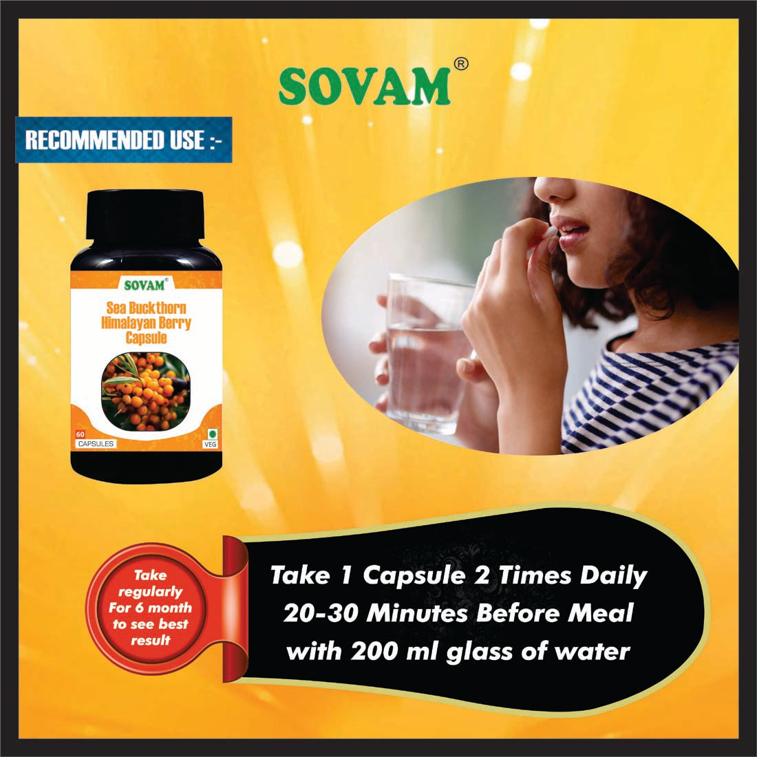 Sovam Sea Buckthorn 60 Capsule