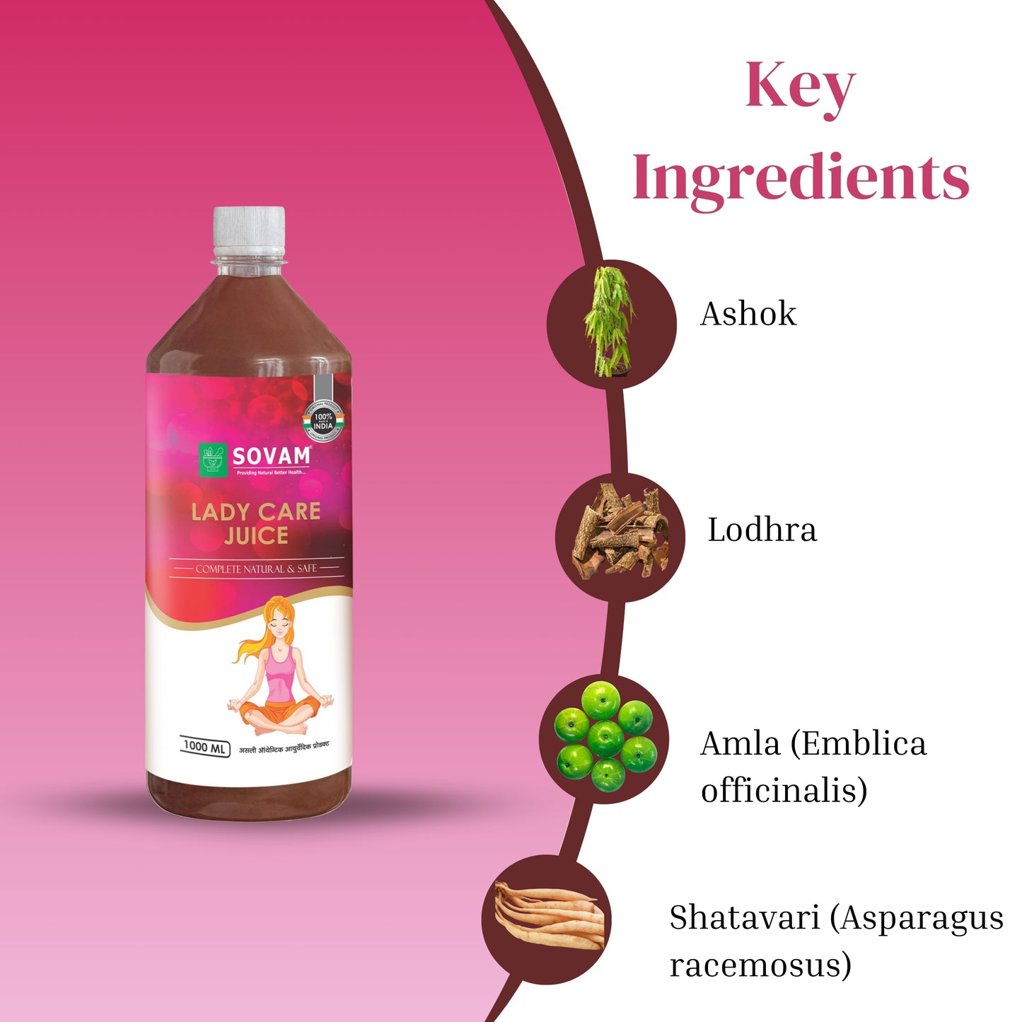 Sovam Lady Care Juice – Herbal Support for Women