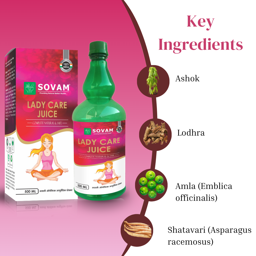 Lady Care Juice 500 ML Women’s Health Tonic | Sovam Ayurveda