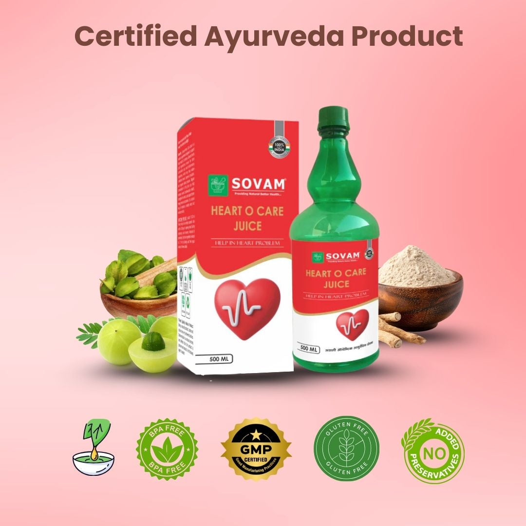 Sovam Ayurveda Heart o Care Herbal Wellness Juice | Arjuna Herbal Blend