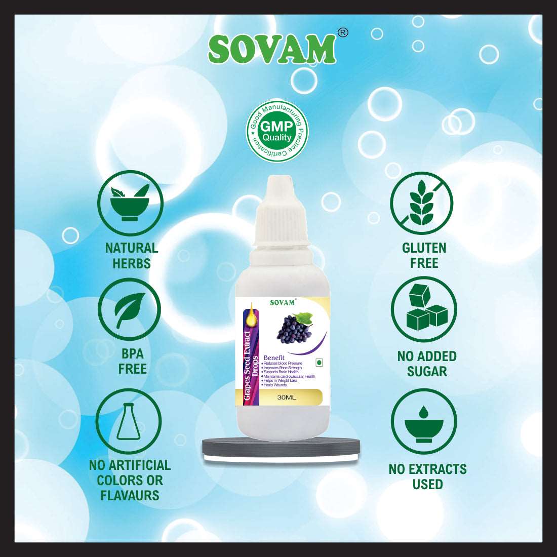Grapes Seed Extract Drop – 30ML