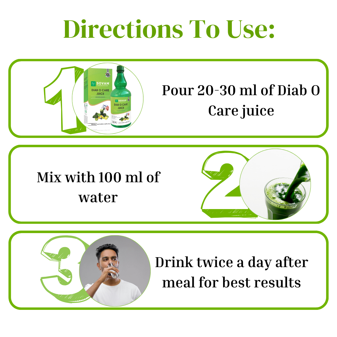 Diab-O-Care Juice Ayurvedic Tonic Diabetes 500 ML | Sovam Ayurveda