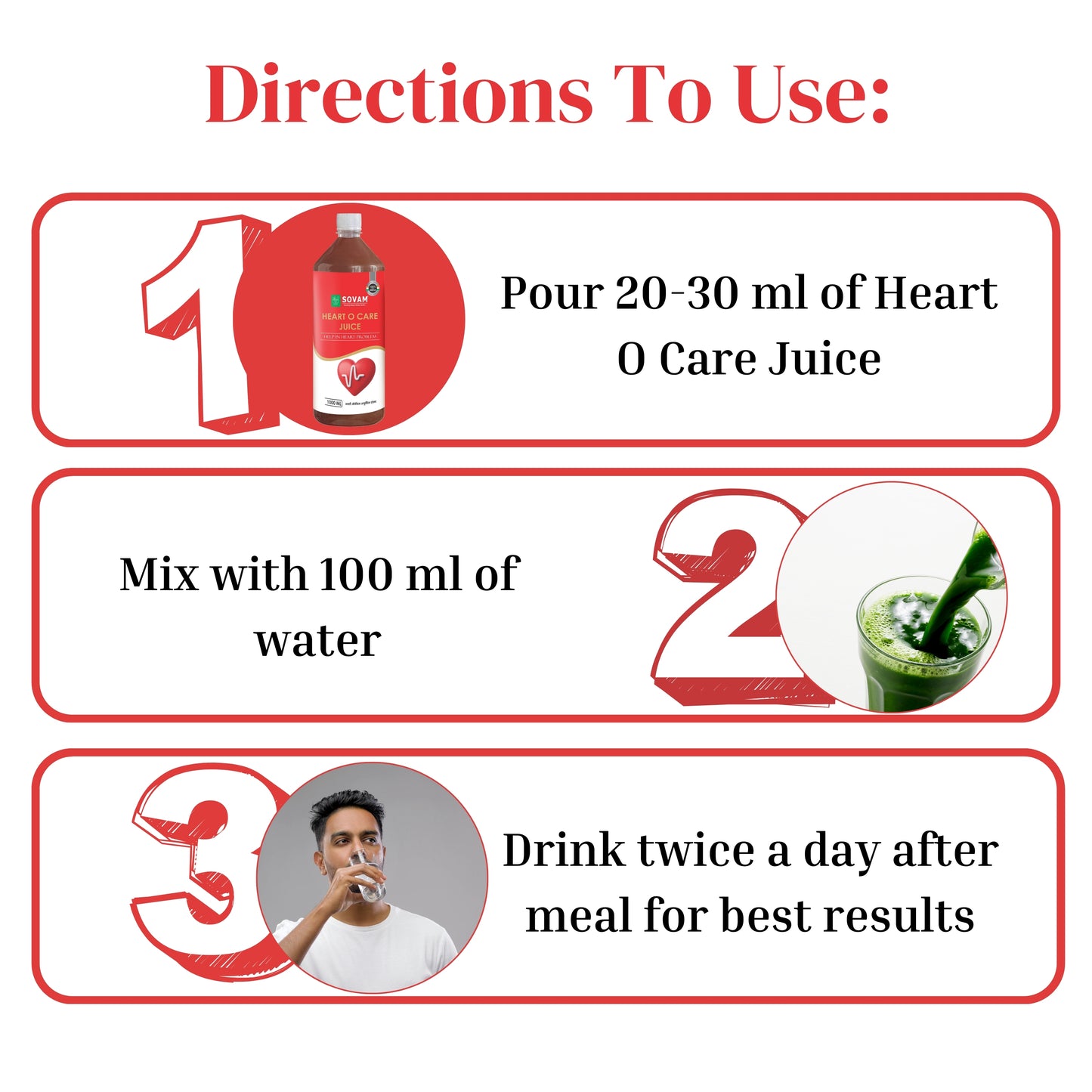 Sovam Heart O Care Juice – Ayurvedic Support for Healthy Heart