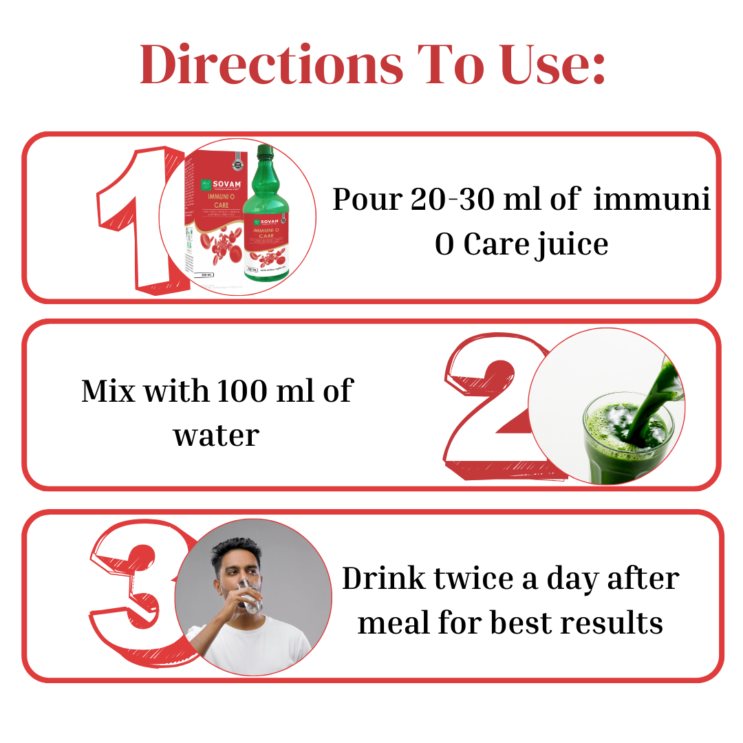 Immuni O Care Juice 500ml Ayurvedic Tonic | Sovam Ayurveda