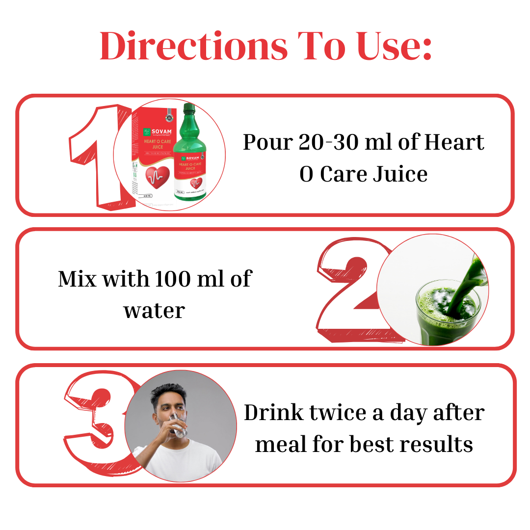 Heart O Care Juice 500ml Ayurvedic Tonic | Sovam Ayurveda
