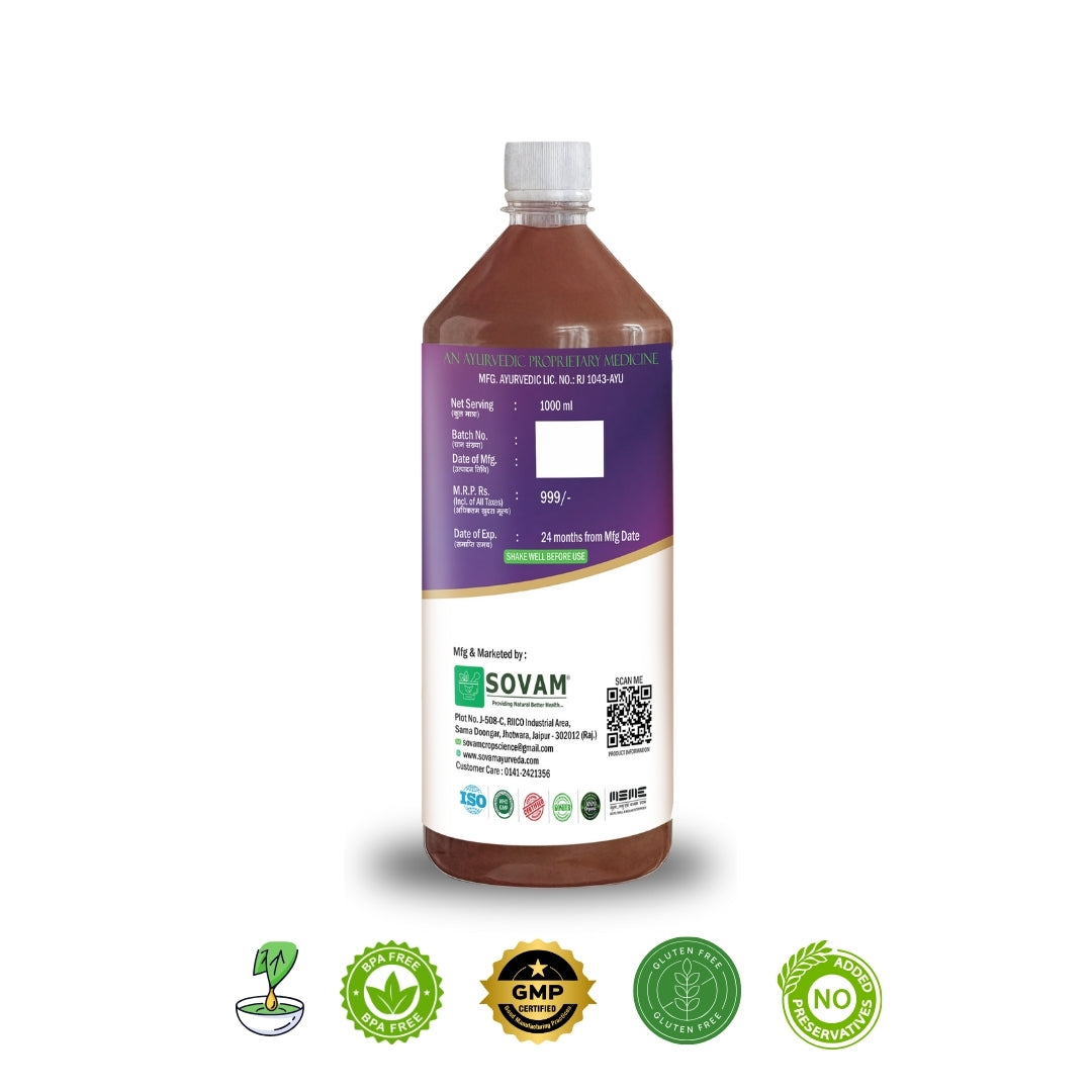 Sovam Addiction Mukti Juice – 1000 ml | Sovam Ayurveda