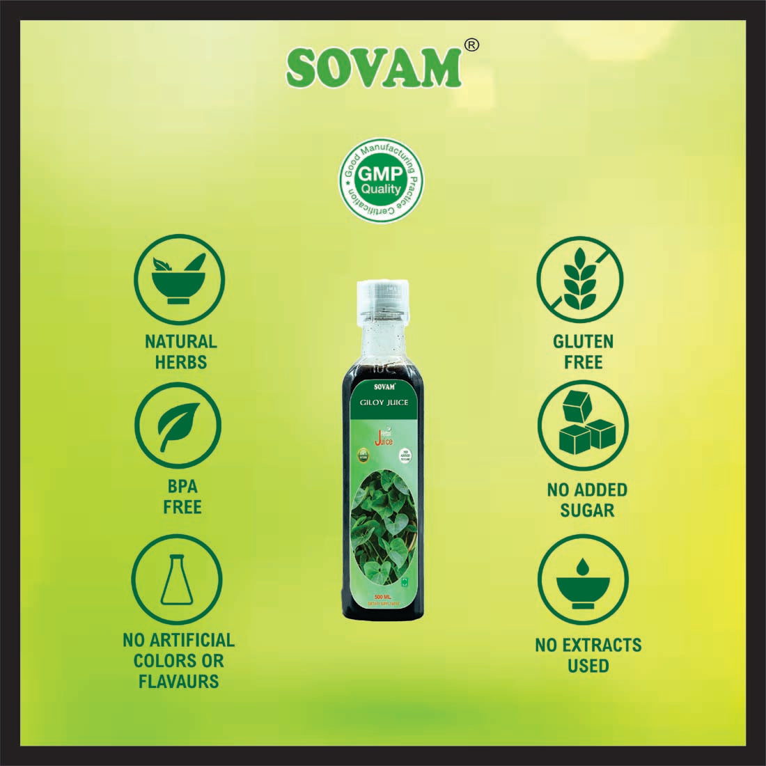 Sovam Pure Giloy Juice 500ml