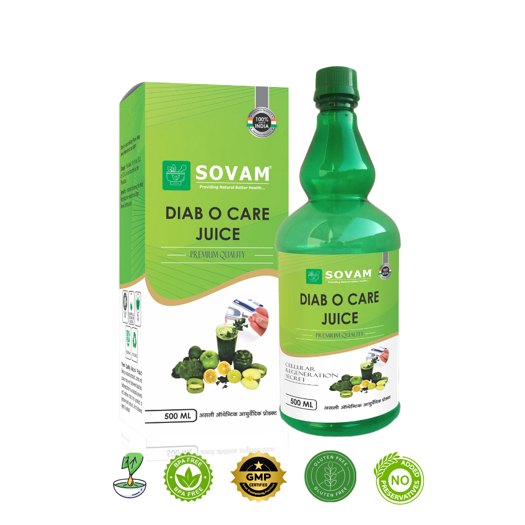 Diab-O-Care Juice Ayurvedic Tonic Diabetes 500 ML | Sovam Ayurveda