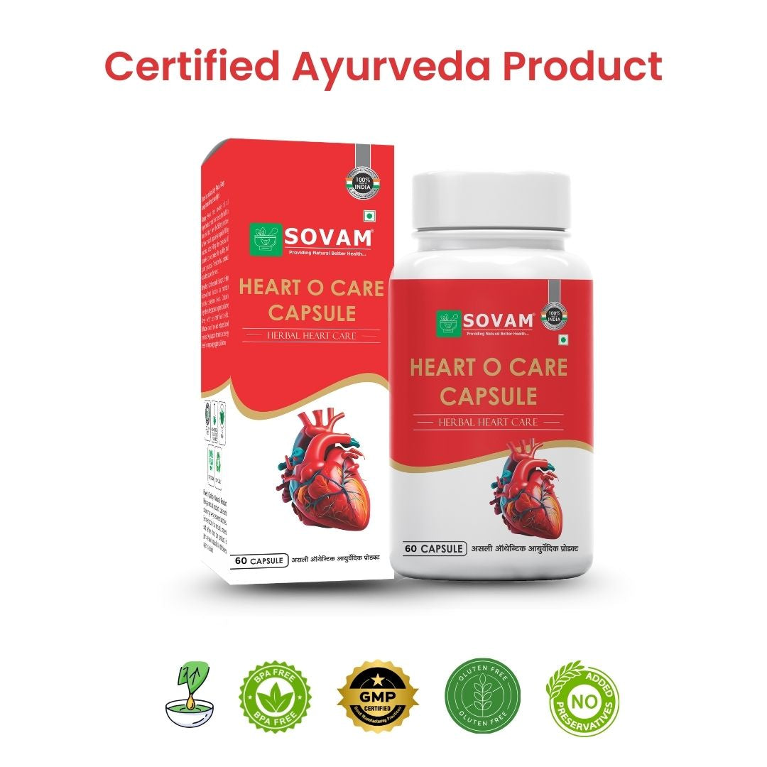 Sovam Heart O Care Capsules 60 Caps – Heart & Daily Wellness Support