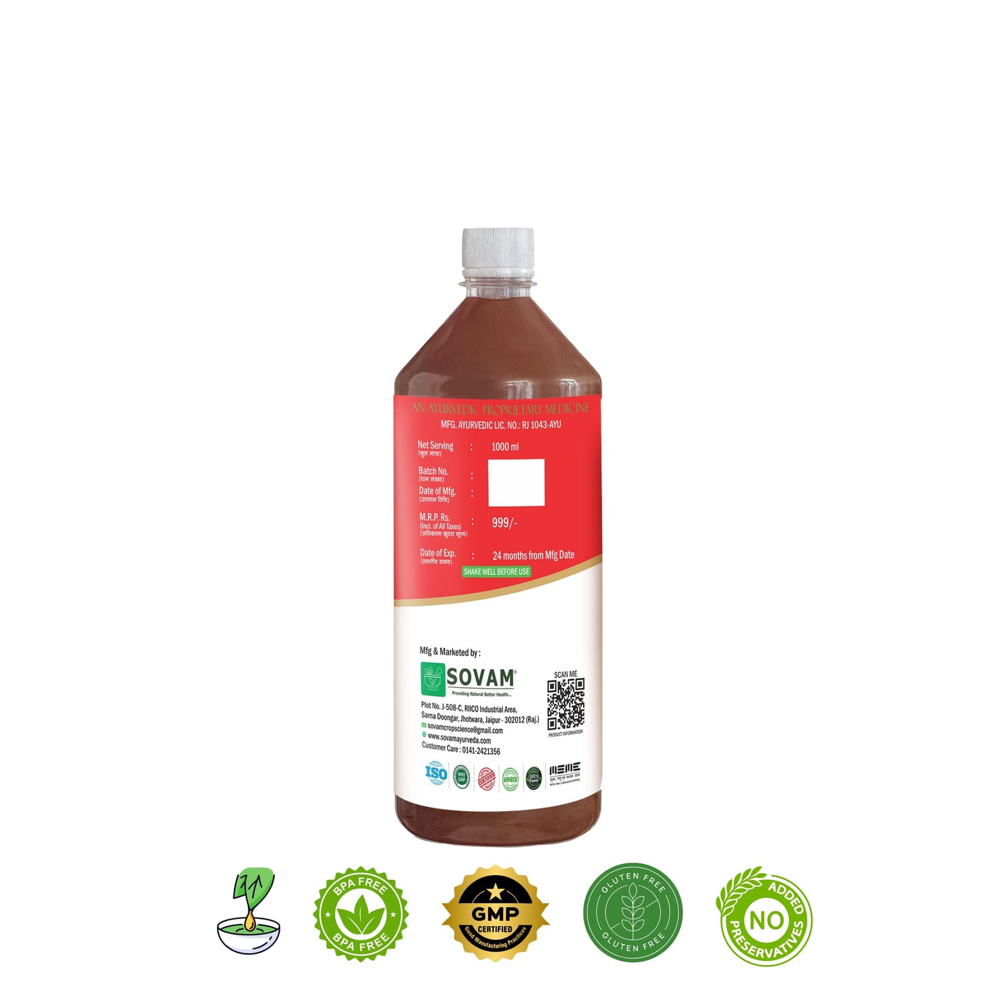 Sovam Herbal Blood Puro Juice