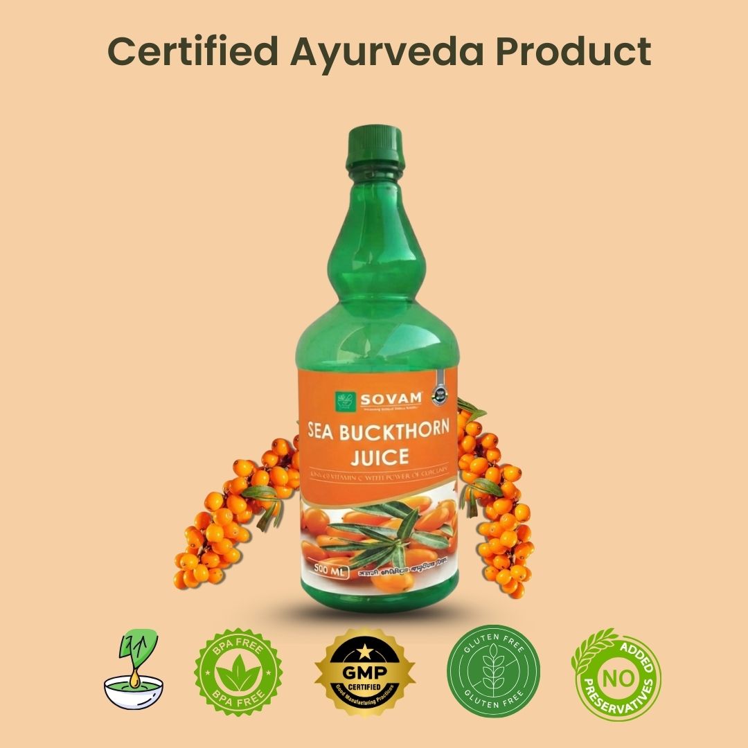 Sovam Sea Buckthorn Juice 500ml – Antioxidant & Daily Wellness Support