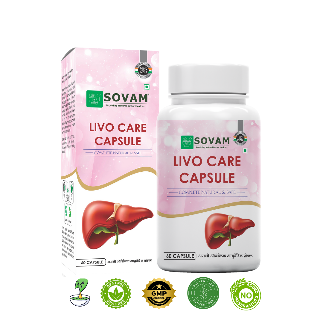 Livo Care Capsule Ayurvedic Medicine | Sovam Ayurveda