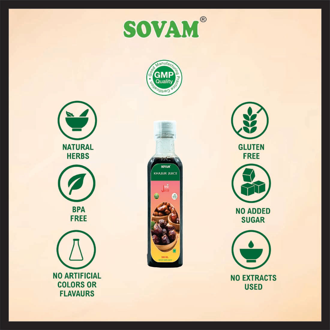 Sovam Khajur Juice 500ml