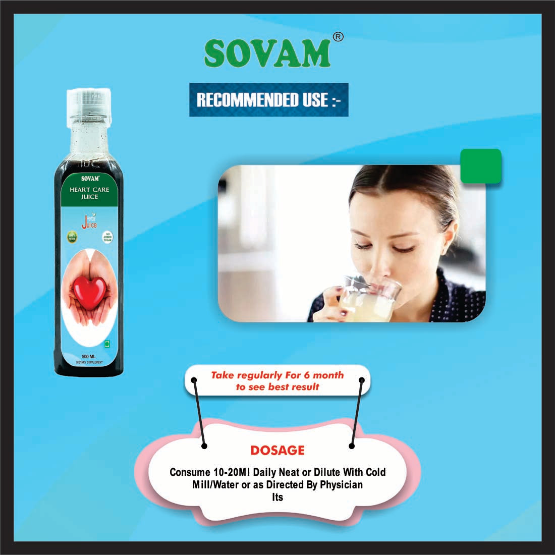 Sovam Heart Care Juice 1000ml
