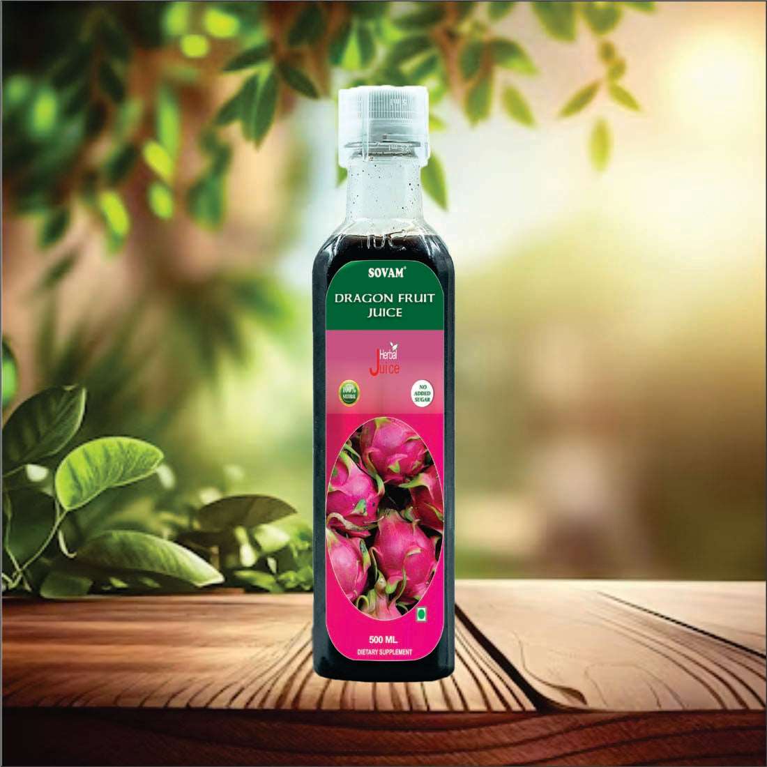 Dragon Fruit Juice 500ml, Natural & Organic Dragon Fruit Juice