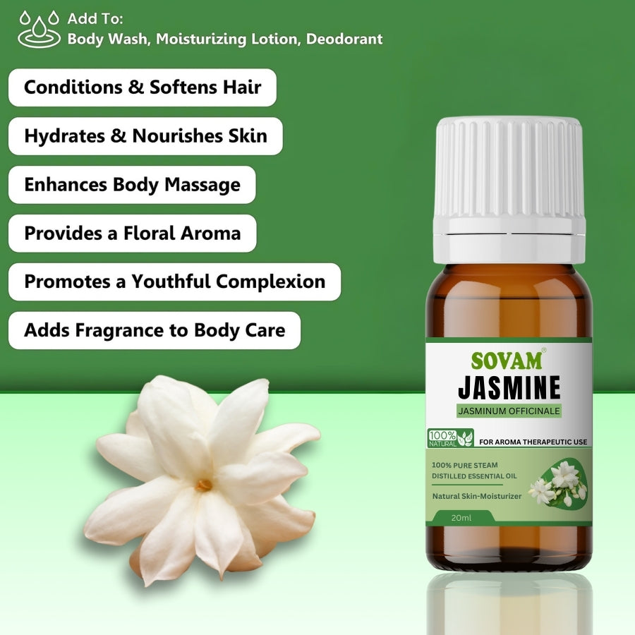 Sovam Jasmine Essential Oil -20ml