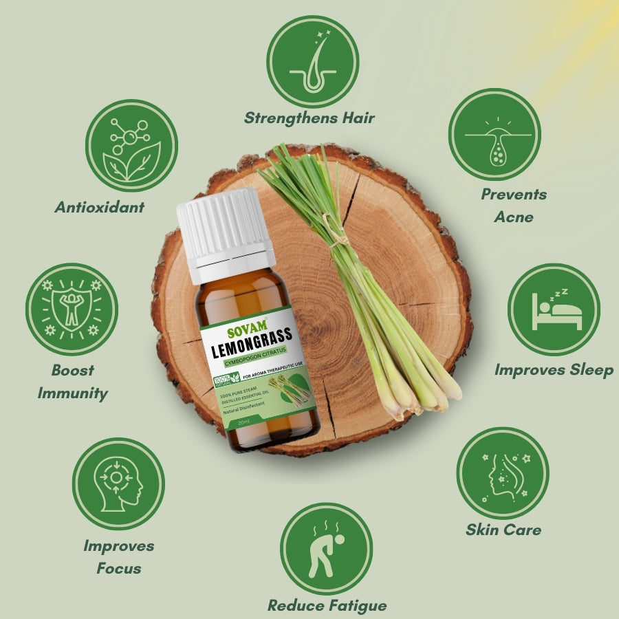 Sovam Lemongrass Essential Oil -20ml