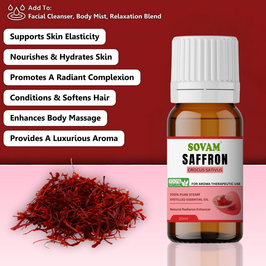 Sovam Saffron Essential Oil -20ml