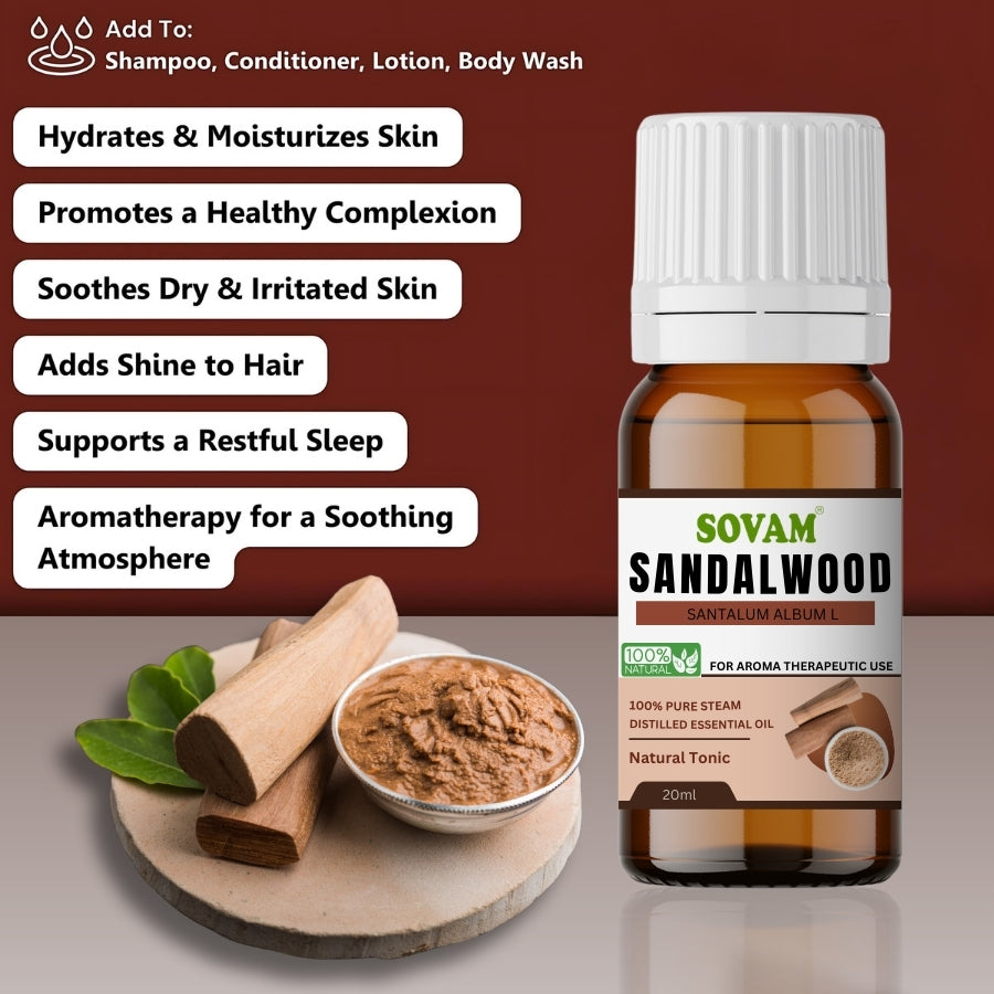 Sovam Sandalwood Essential Oil -20ml