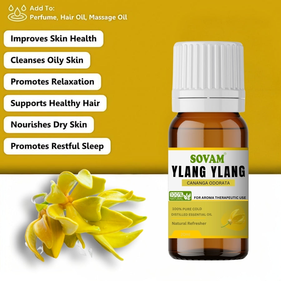 Sovam Ylang Ylang Essential Oil -20ml
