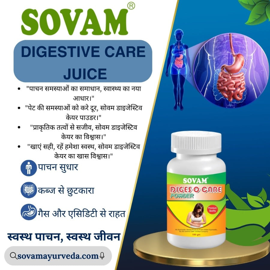 Sovam Digestive Care Combo - Ayurvedic Herbal Supplement
