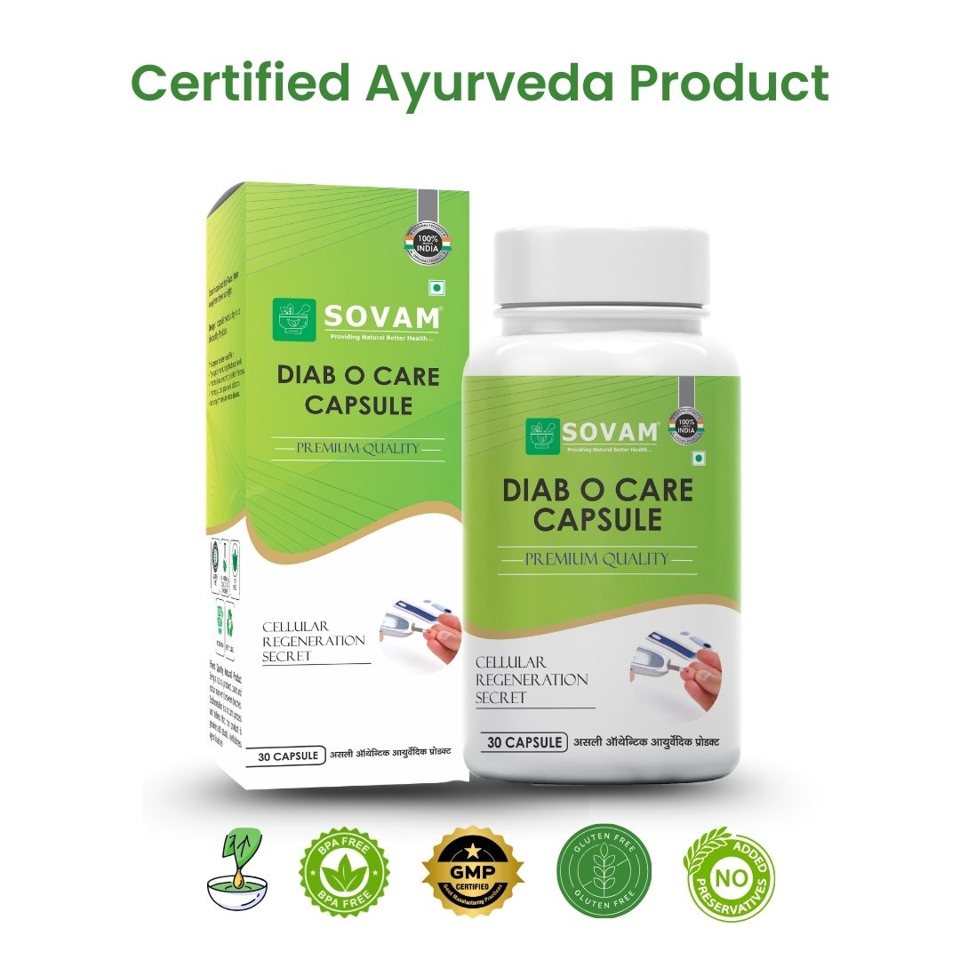 Sovam Diab O Care Capsules 30 Caps – Metabolic & Daily Wellness Support