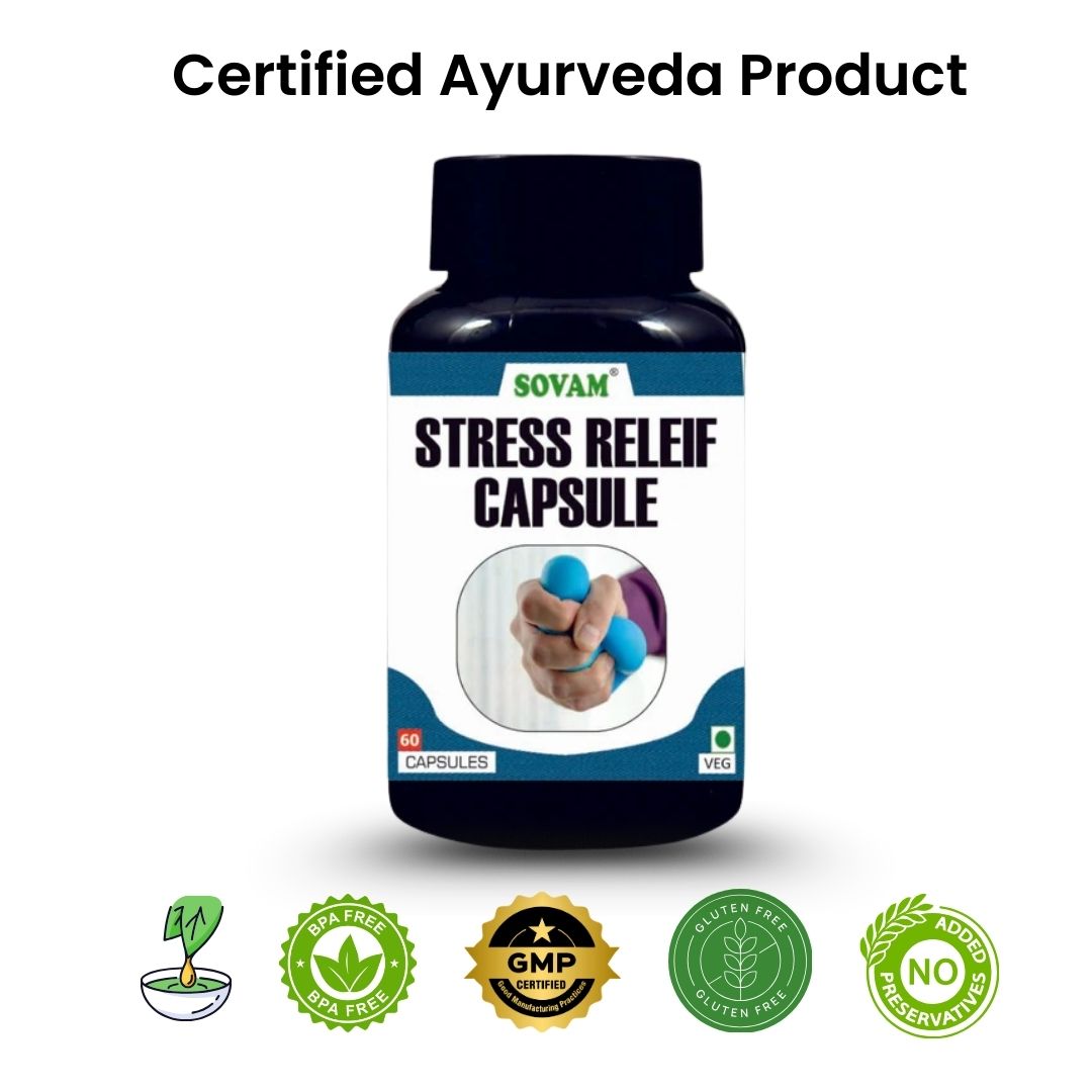 Sovam Stress Relief Capsules 60 Caps – Calm & Mental Wellness Support