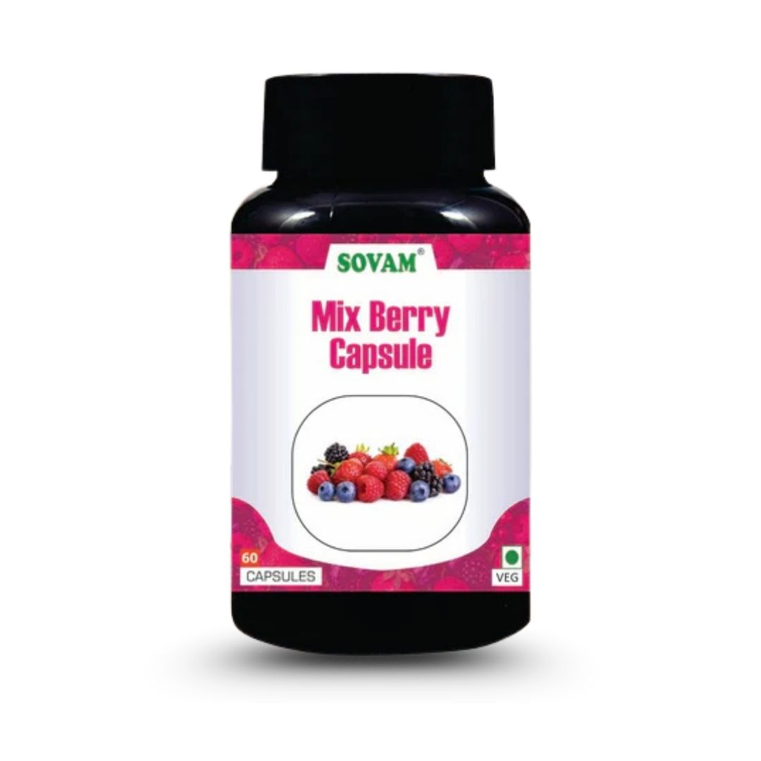 Sovam Mix Berry Capsules 30 Caps – Antioxidant & Daily Vitality Support