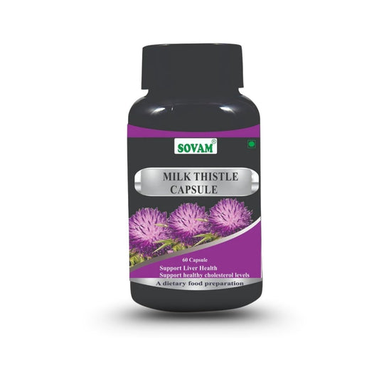 Sovam Milk Thistle Capsules 60 Caps – Liver & Skin Wellness Support