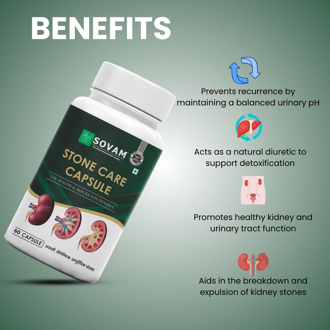 Sovam Stone Care Nil Capsules 60 Caps – Urinary Wellness & Daily Support